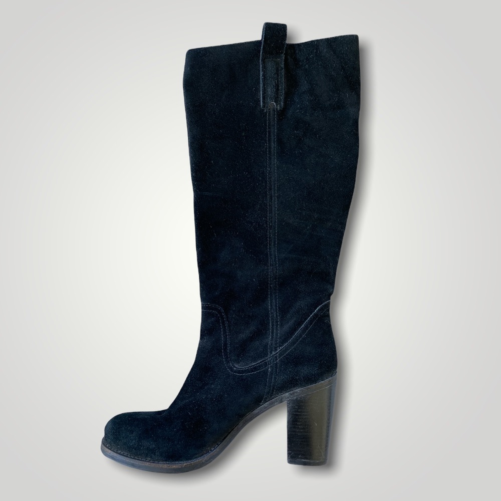 BCBG Suede Pull on Knee High Boots